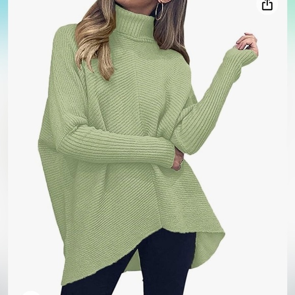 Amazon green pea color sweater, size small. Never worn - Picture 4 of 10